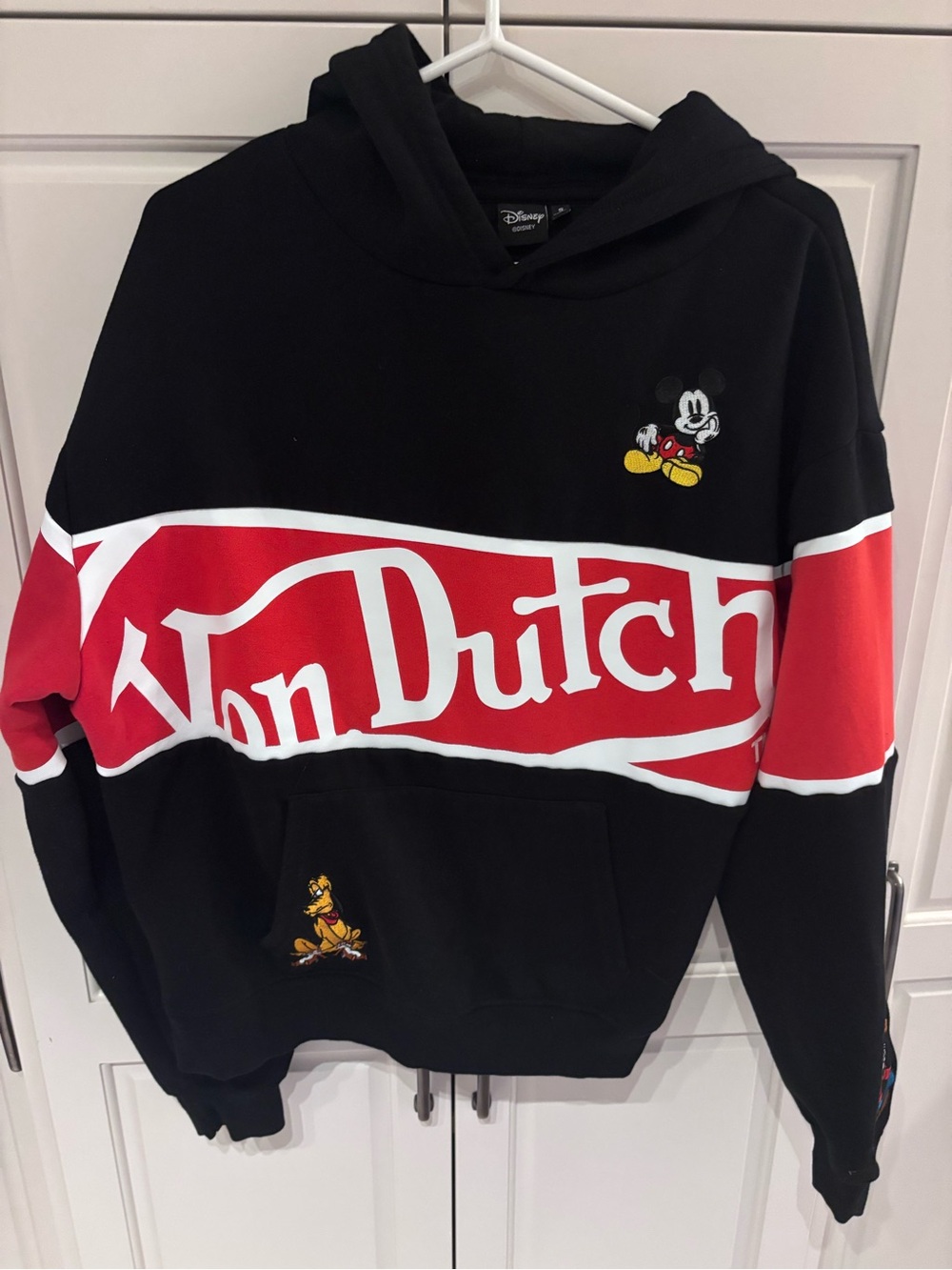 Von Dutch x Disney Black & Red Men's Hoodie small
